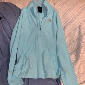 North face zipped fleece